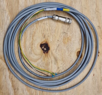 Helukabel 18059 TRONIC(LIYY) 4X0,34QMM mit Aderendhülsen + M8-Rundstecker gut 4m