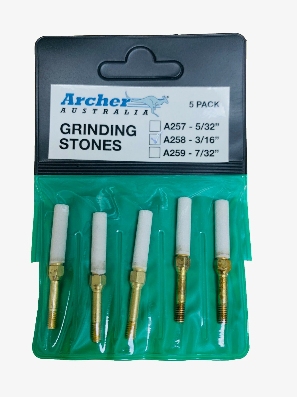 5-PACK CHAINSAW SHARPENING STONE 3/16 