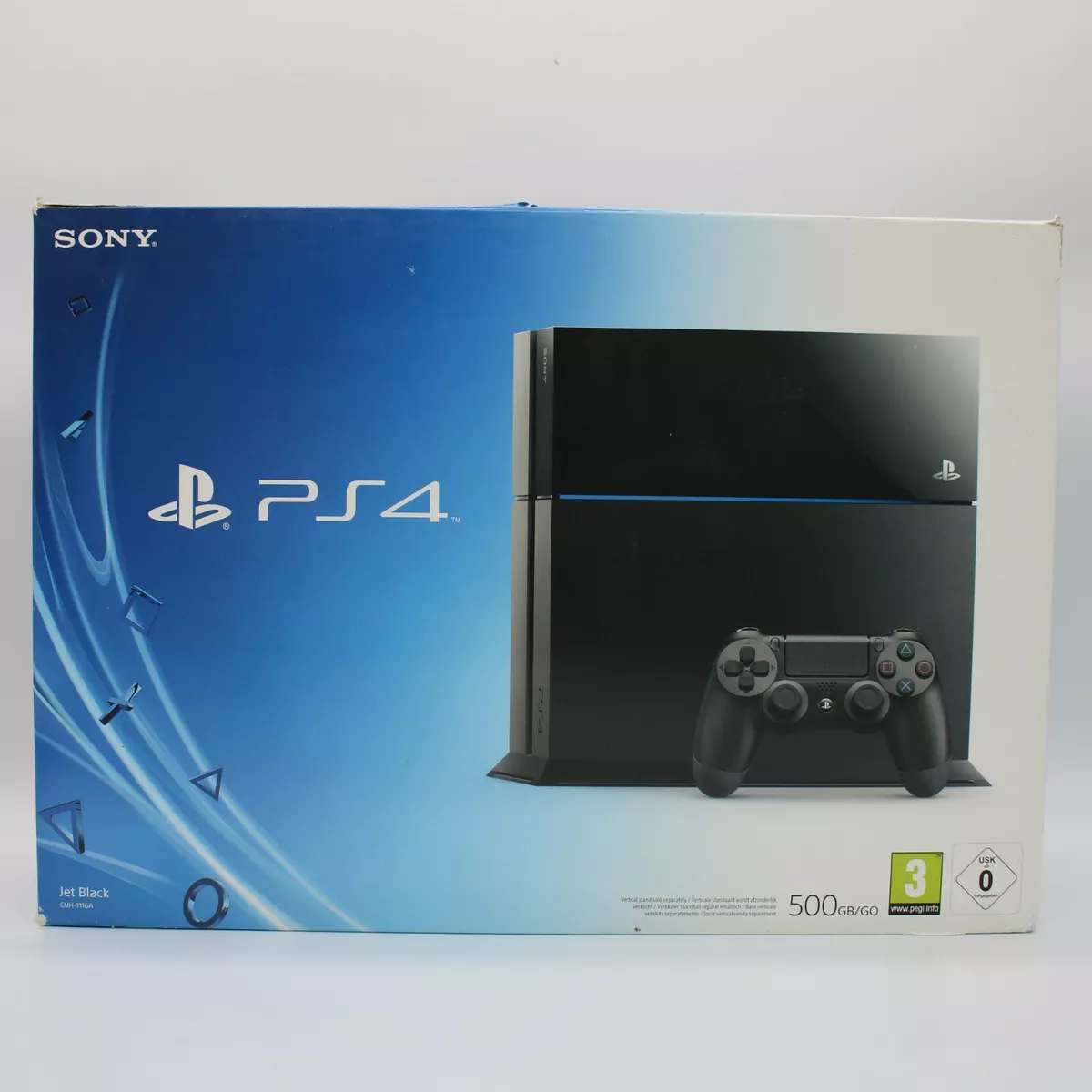 PS4 Sony Playstation 4 FAT 500 GB black with original packaging + 1 o. 2 Controllers | eBay