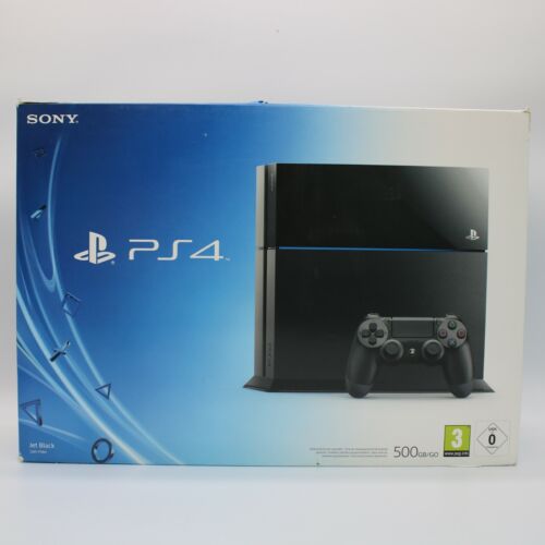 PS4 Sony Playstation 4 Fat 500 GB Black with original box optional 