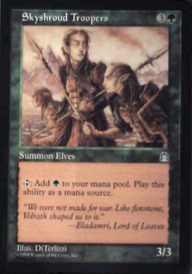 Skyshroud Troopers - Stronghold: #115, Magic: The Gathering Nm R109