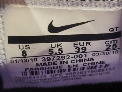 Nike Air Max 24-7 Women's Black Purple Sneaker Shoes Size 8