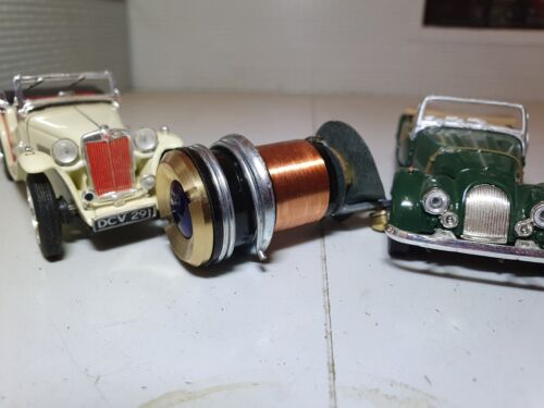 Jaguar Morgan Vintage Blue Main Beam Dash Warning Light Brass Lucas Type WL3 - 第 2/7 張圖片