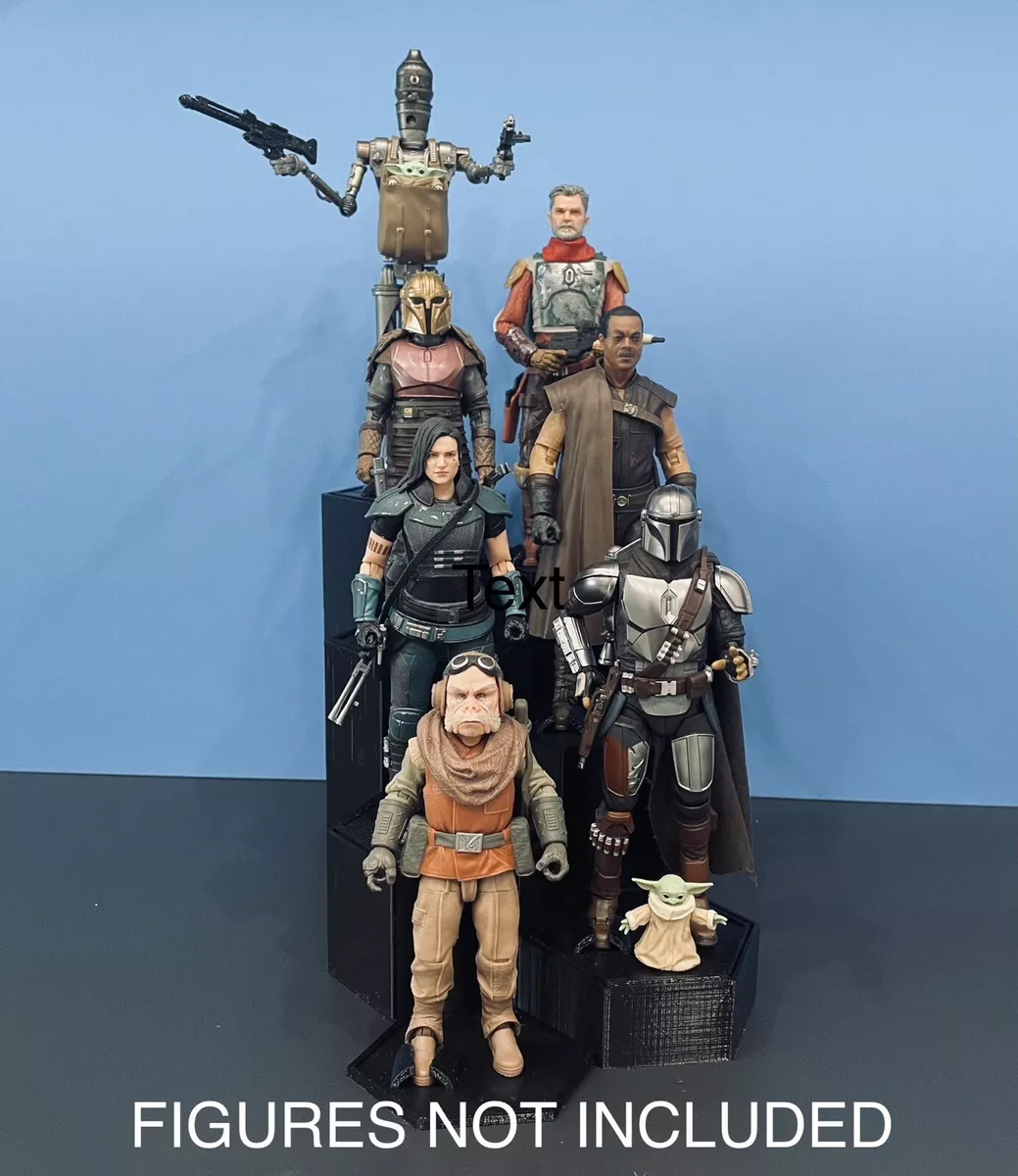 Star Wars Black Series (1:12 Scale) 6 Tier Display Base With 10 Foot Stands