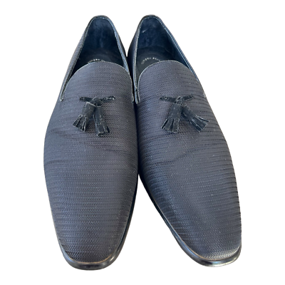 STACY ADAMS Men’s Size 12W Tazewell Black Tassel Loafers Stacy Adams Men main image 2