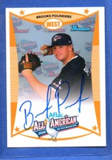 2008 BOWMAN AFLAC BROOKS POUNDERS ALL-AMERICAN AUTO QTY
