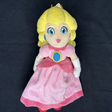 Super Mario Brothers Princess Peach 10" Stuffed Animal Plush Doll Nintendo