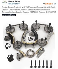 9-0753SVVT Engine Timing Chain Kit with VVT Sprocket Fit Buick Cadillac 