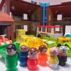 VTG Fisher Price Little People Play Family Tudor House #952 Complete w/EXTRAS