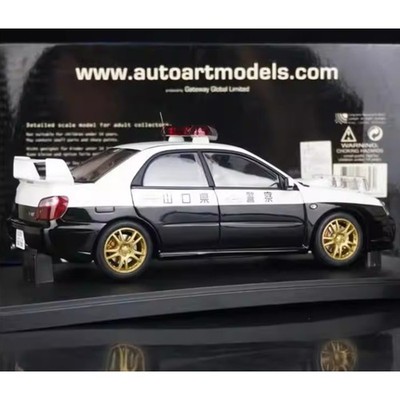 三*兎様 1/18 AUTOart スバルインプレッサWRX STI 高速隊パト Autoart 1:18 Subaru WRX STI Yamaguchi Japanese Police Car