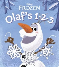 Frozen: Olaf's 1-2-3 (Glitter Board Book) by Random House Disney Book The Fast
