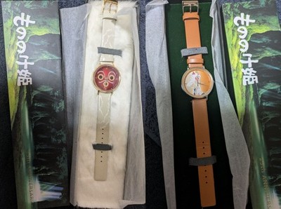 Seiko Alba Princess Mononoke San Mask & San Watch Set Used Battery Dead