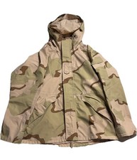 US Military Medium Reg Parka Cold Weather Desert Camo Reg ECWCS GoreTex Dsu