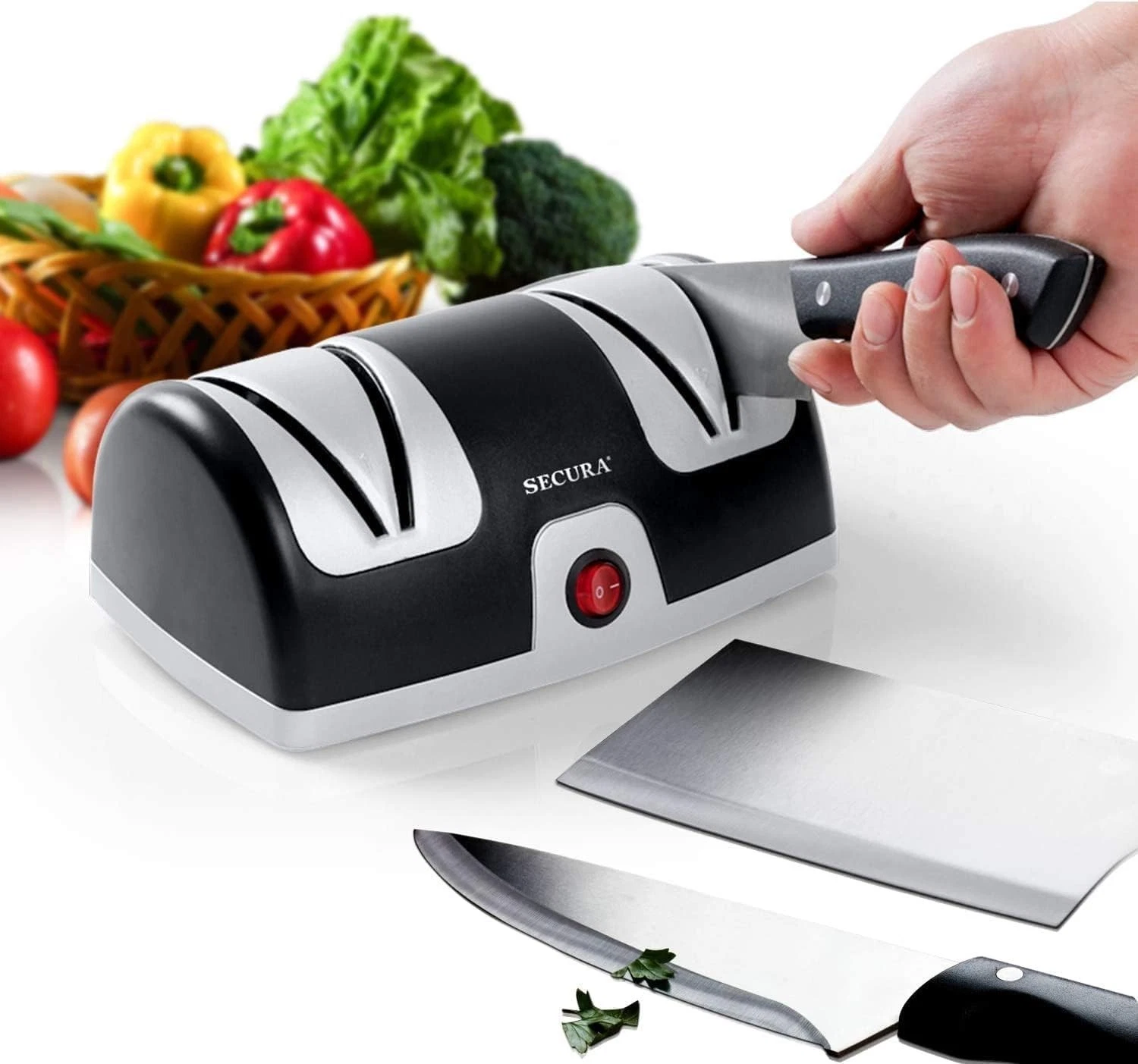 2-Stage Electric Knife Sharpener Kitchen Knife Sharpener