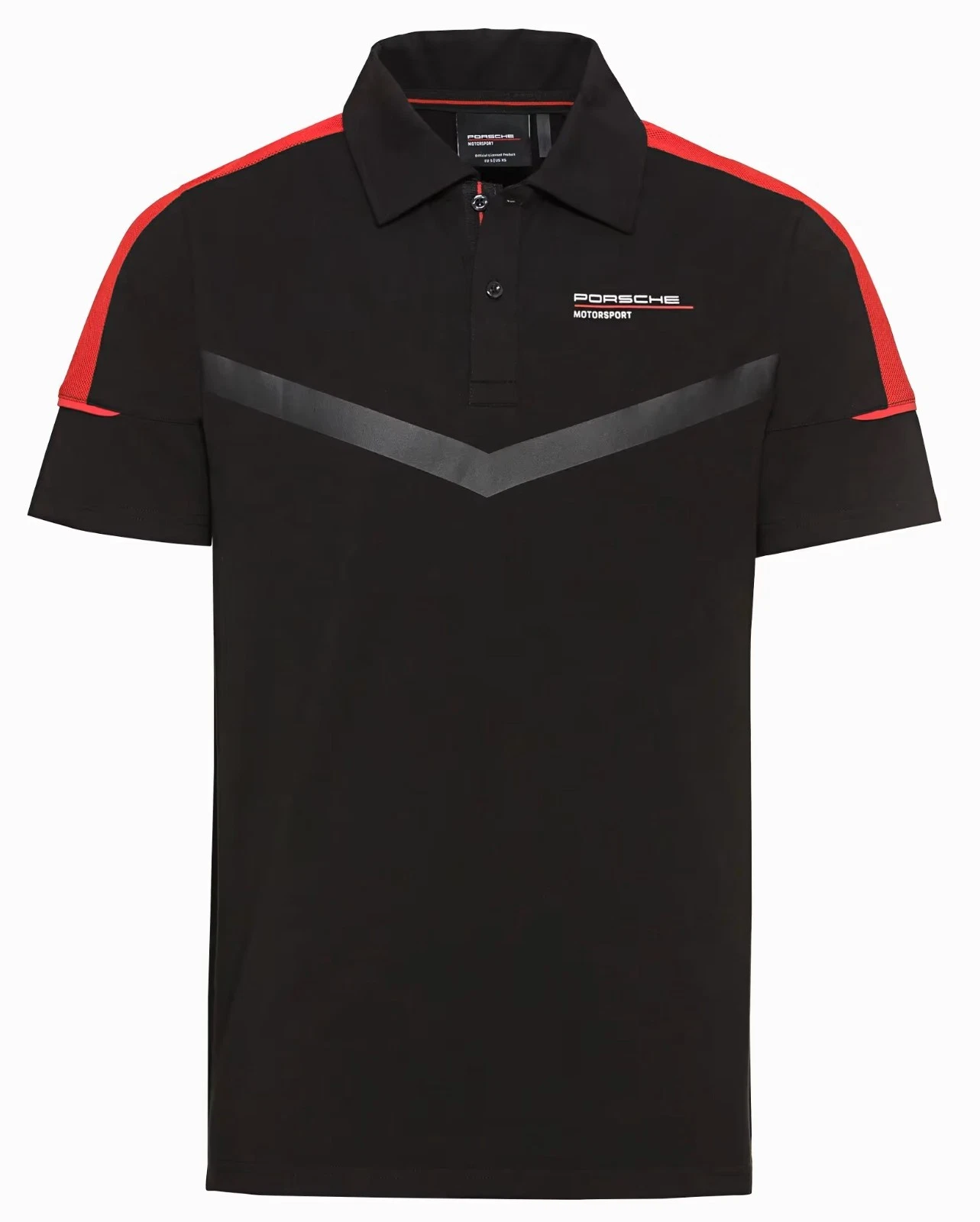 AUTHENTIC PORSCHE Motorsport Logo Black POLO NEW *DDP NO US CUSTOMS FEE