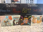 THE WHO 4X VINYL LP LOT ~ MAGIC BUS MY GENERATION A QUICK ONE SELL OUT 4-4-1