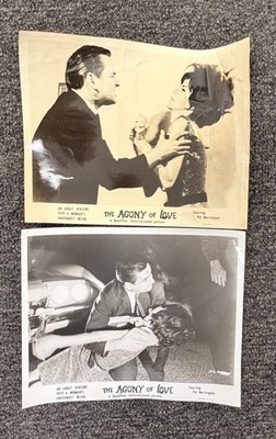 The Agony of Love Black & White Lobby Card Photo Lot, Pat Barrington, 2