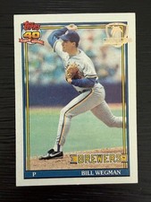1991 Topps Desert Shield #617 Brewers Bill Wegman MT
