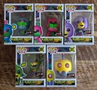 FNAF Five Nights At Freddys Blacklight Funko Pop Full Set of 5 Bonnie Foxy Chica