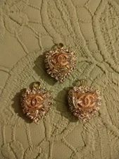 Set of 3 Mini Chanel Zipper Pulls