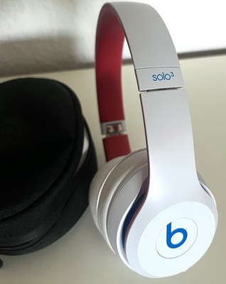 Original Apple Beats by Dr. Dre Solo 3 Wireless Kopfhörer Club Collection White