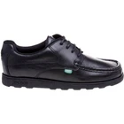 Kickers Boys Fragma Lace School Shoes Black