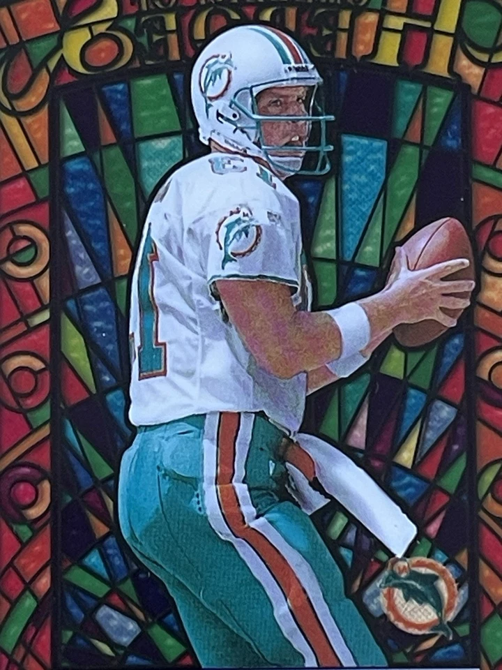 1997 TOPPS GALLERY OF HEROES DAN MARINO MIAMI DOLPHINS  - Image 3 of 4