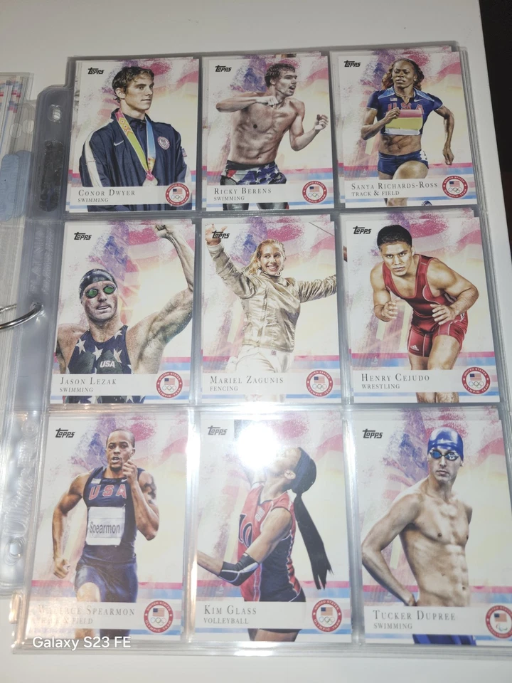 2012 Topps US Olympic Complete Set 1-100 + Inserts + 87 Gold/Silver/Bronze SP's - Image 4 of 4