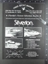 1992 AD for Free Spirit Marine, Silverton 34 38 Express 41 Aft Cabin yacht boat