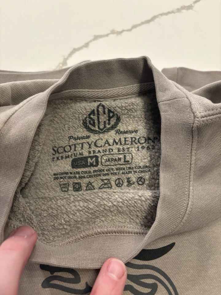 Scotty Cameron Super Rat II 圆领运动衫中号 — 第 3/4 张图片