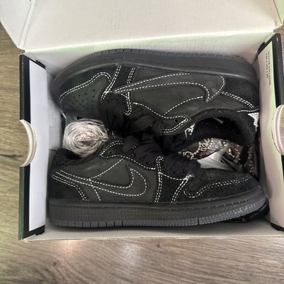 Jordan 1 Retro Low OG SP x Travis Scott Black Phantom Sneakers
