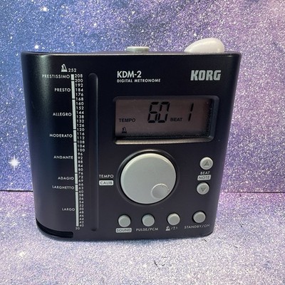 Korg KDM-2 True Tone Advanced Digital Metronome Kdm 2 Sound Pulse Beat Pcm Tempo
