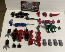 Power Rangers Dino Fury Zord Link Lot 1 2 3 Parts Pieces   NOT COMPLETE  