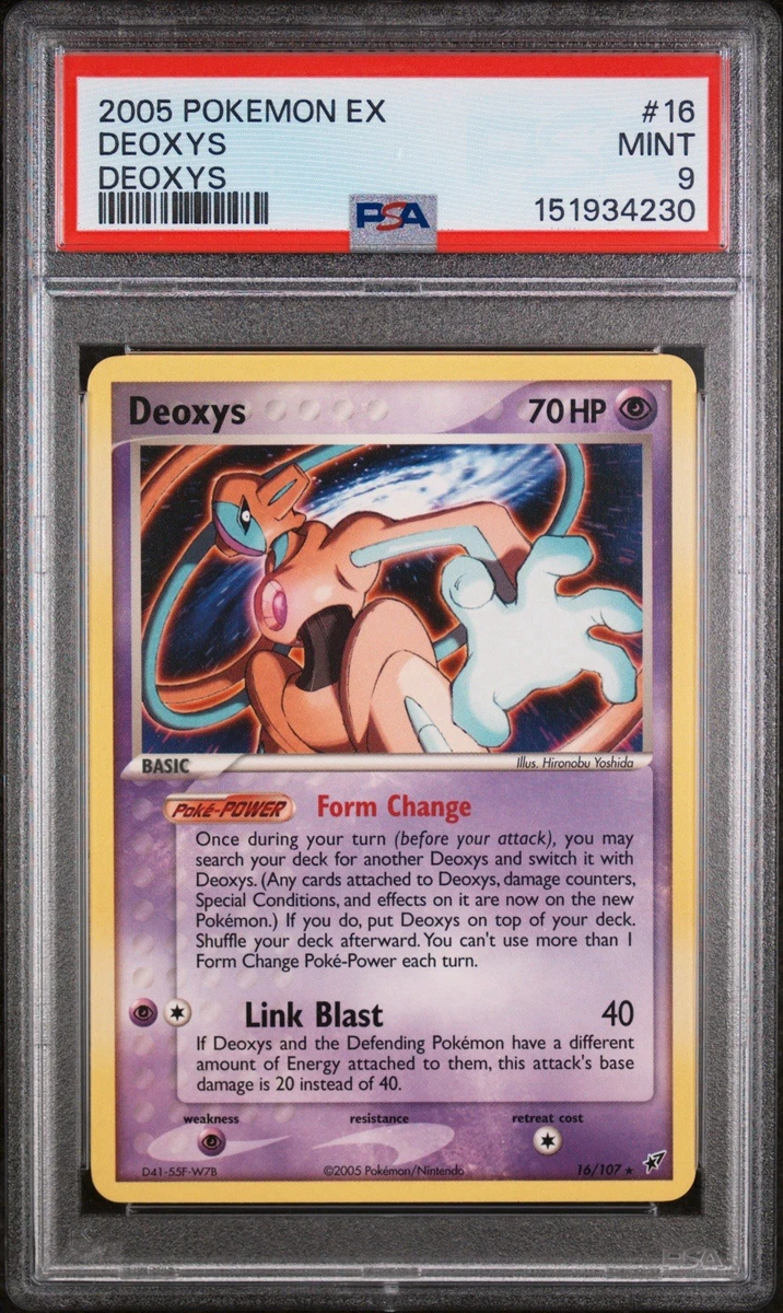 Pokémon TCG Professional Sports Authenticator (PSA) EX Deoxys