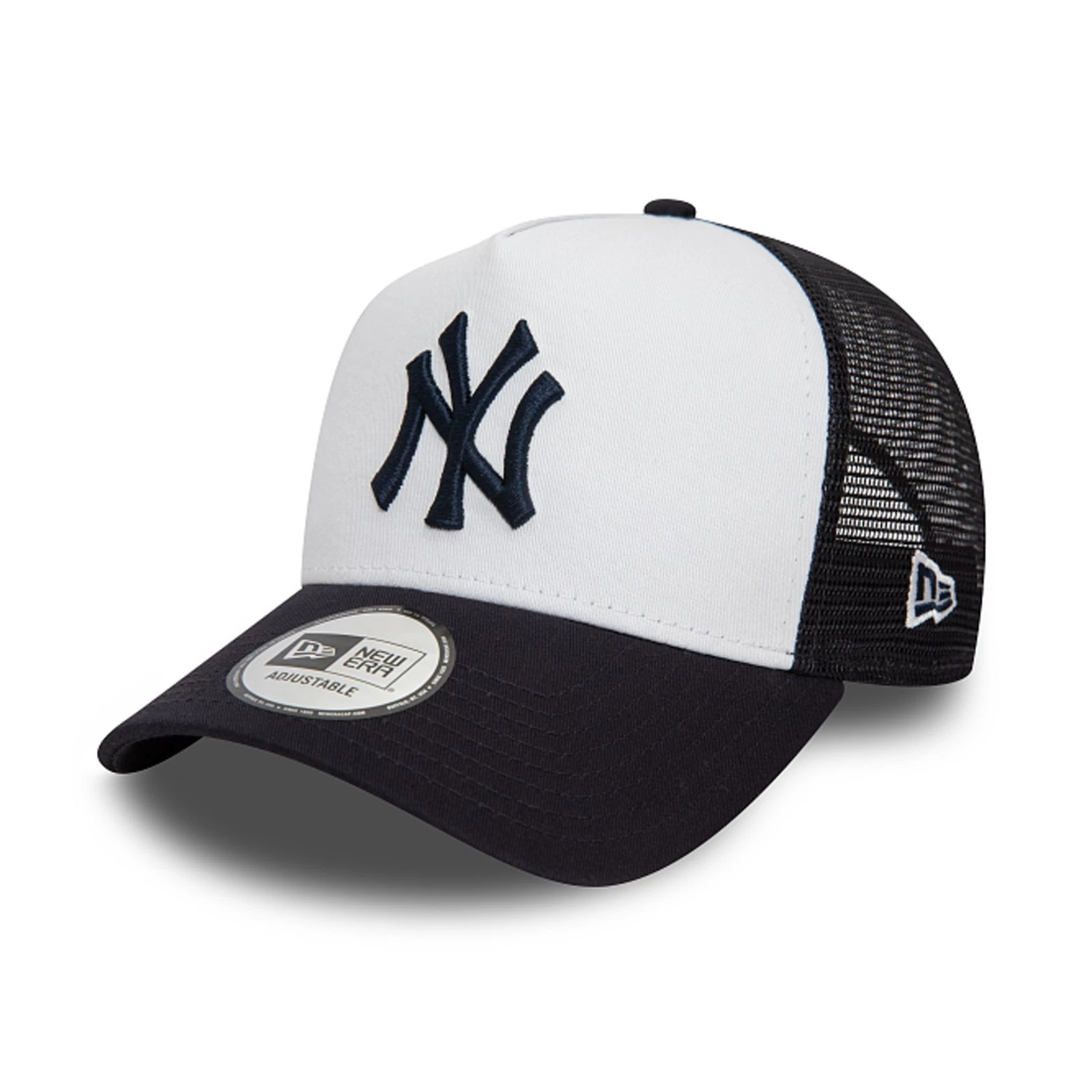 New Era Cap Men's MLB NY Yankees Team Basic Color Block Snapback Trucker Hat