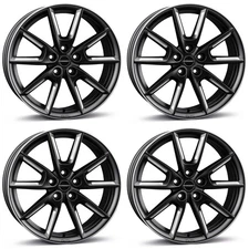 4 Borbet Wheels LX18 8.0x18 ET40 5x114.3 SWMSIL for BYD Atto 3 Dolphin