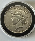 1923 Peace Silver Dollar-Philadelphia Mint-90% Silver (About Uncirculated)
