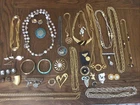Large Lot Of Vintage Costume Jewelry