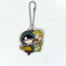 Attack on Titan Levi Ackermann Keychain Rubber Strap  MIB, Cute Design,