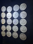 20 Franklin Silver Half Dollars $10 Face 90% Silver Liberty Bell Mixed Date