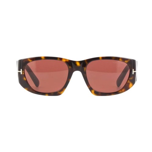 Tom Ford Cyrille-02 52S Brown Shell Thick Rectangle Sunglasses Frame 53-19-145