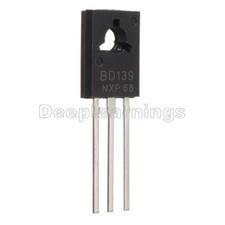 50PCS NEW BD139 TRANSISTOR NPN 1.5A 80V TO126
