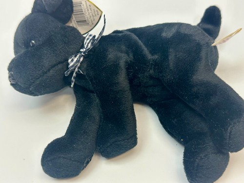 Luke the Black Labrador Dog Birth June 15 1998 Plush Toys Ty Beanie Baby Retired - Picture 18 of 19
