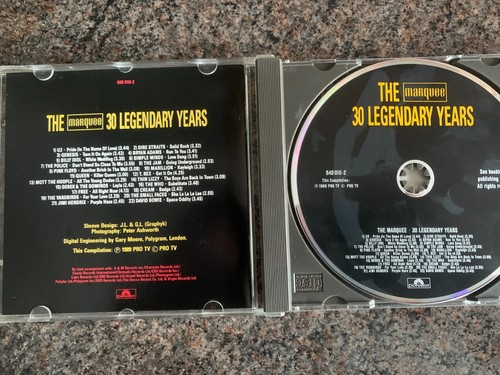 The Marquee- 30 legendary years -2 CD's Various Artists - Picture 3 of 3