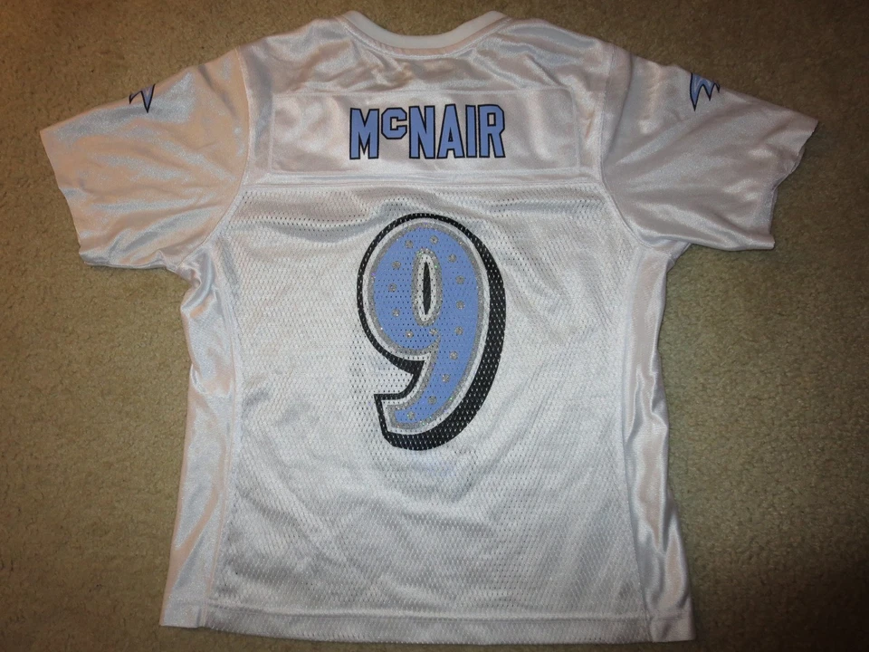Camiseta Steve McNair #9 Baltimore Ravens NFL Reebok para mujer SM S Foto 2 de 4