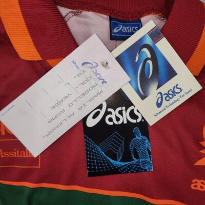 95/96 ASローマ　新品紙タグ付き　当時物トレーニングシャツ ASローマ 95/96 トレーニング シャツ