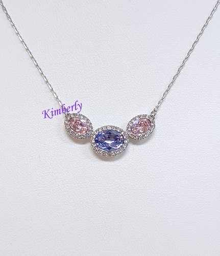 Swarovski Christie Frontal Oval Necklace Pastel-colored crystals NEW 5118944 - Picture 6 of 9