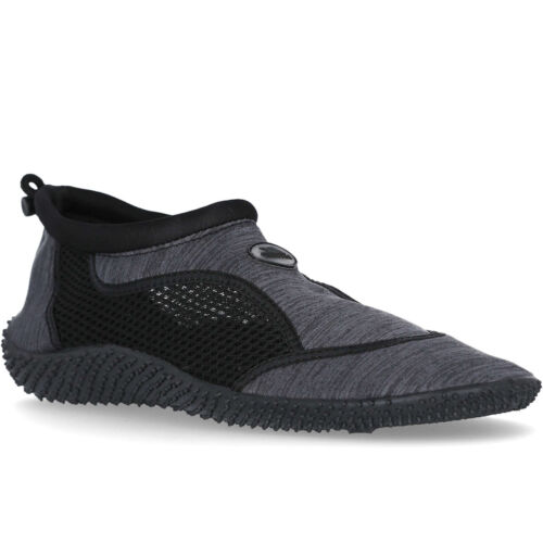 Trespass Adults Unisex Paddle II Lightweight Slip On Water Shoes Sandals - Grey - Picture 1 of 5