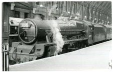 railway photo BR Jubilee Class 4-6-0 No 45597 BARBADOS at Euston 1963