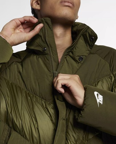 NIKE SPORTSWEAR DOWN FILL MENS Quilted JACKET COAT 928893-395 TAGS Size XL New - Picture 2 of 4